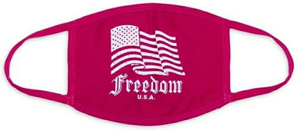 Freedom USA Red 100% Cotton Face Mask